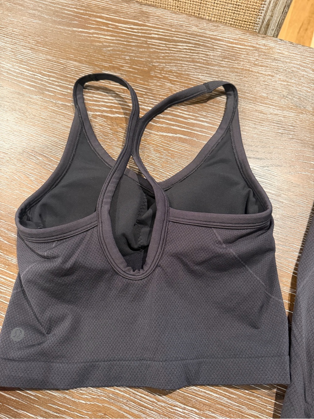 lululemon athletica Black Racerback Sports Bra - Picture 3 of 12